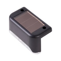모던홀릭 태양광 LED 정원등 태양열 계단 조명 계단등 4개, 태양광계단등 미니 브라운 백색 4ea 1set