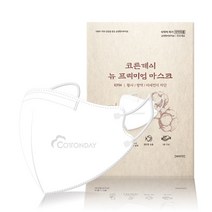 코튼데이 프리미엄마스크 KF94한지마스크 1매 사이즈, 대형, 상세 참조, 상세 참조