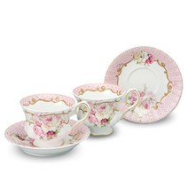 한국도자기 로즈 클라라 2인조 커피잔