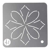 취미 퀼트 diy 도구 DIY 서브 자수 모델 바느질 템플릿 퀼팅 패치워크 스피닝 수제 세트 12x12cm 22x22cm, [05] 12X12CM 1PCS