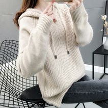 와이제이 국내 당일 발송 데일리 니트후드티 3컬러 부드러운 긴팔 니트티 후드티 YJK148