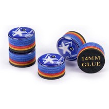 CRICAL 5 Pieces Rainbow Tip Billiards Pool Cue 1114mm SSSSXMMHH, 03 Blue-14mm_01 5