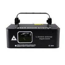 디제잉 기계 장비 DMX512 500mW 빔 레이저 프로젝터 라이트 휴일 스트로브 사운드 무대 조명 RGB 다채로운, 02 black_04 영국 플러그