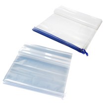 이사비닐 국내제작 두꺼운 다용도 투명 PE 끈조임 비닐 2종 세트, 1세트