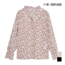 [미센스] 여성 프릴넥 플라워 블라우스_MB13BLM201Z