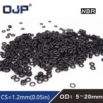 고무 링 블랙 NBR 씰링 O-링 CS1.2 mm OD5 5.5 6/6 50PCS/로트 O 개스킷 5 7 8 9 10 11 12 13 14 15 16 17 18 19 20mm, 17x14.6x1.2mm, 150pieces, 50개
