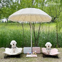 코코로 강아지캠핑의자 M 인디핑크 순면커버세트