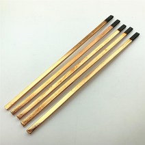 5pcs 탄소 막대 흑연 전극 구리 도금 원형 평면 용접 판금 수리 8m, 01 5mmX15mmX355mm_01 흑연