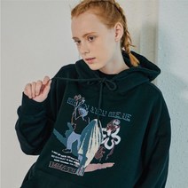 [천삼백케이] [꼼파뇨] DTP No Iron 후드티 (블랙)