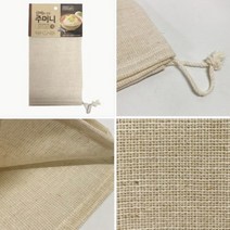 삼베 주머니 면보 면포 면 보자기 망 삼베보 거름천 천 멸치 한약 약재 식혜 다시팩 대형