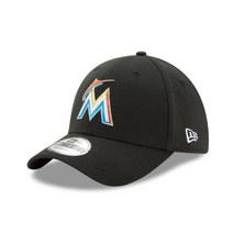 10975814 남성 뉴에라 MLB 3930 플렉스핏 캡 마이애미 말린스, M/L