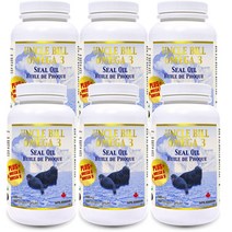 엉클빌 캐나다 물개오일 오메가3 300캡슐 6병 도매가 DPA함유 하프실 물범오일