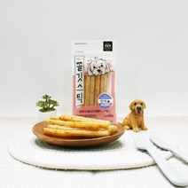 쌀가루 강아지 껌 국산 간식 연어 10p 2개 아기강아지간식 개껌