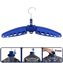 다이빙 슈트 옷걸이 웻슈트 잠수복 건조 5가지 색상, 블루