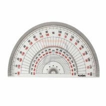 파샵 반원 분도기 Ø15CM 제도용품 원형각도기 각도기세트