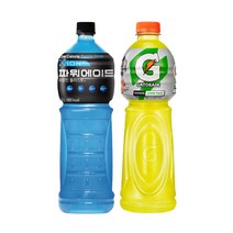 파워에이드 마운틴 블라스트 1.5L + 게토레이 레몬 1.5L 세트, 파워에이드 3개 + 게토레이 레몬 3개