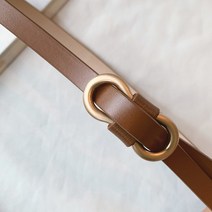 스커트 브라운 여름 제한된 원피스 얇은허리띠 여성벨트