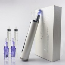 피부미용기계 얼굴마사지기 마사지기 괄사메조테라피 건 주입 더마 펜 바이탈 산 인젝터 마이크로니들 메소, 19 3rd white pen