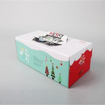 X-mas 롤케익박스1줄 서랍식SET 1묶음10개 280x135xh110