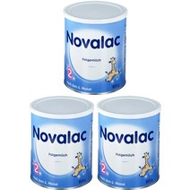 (독일 내수용) 노발락 스테이지 2 6개월 후속 분유 800g Novalac 2 Folgemilch, 3개