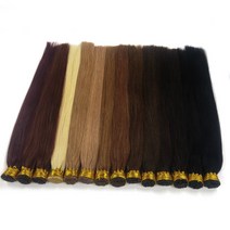 실리콘 붙임머리 20인치 180가닥 한팩 / 전문가용 인모 붙임머리피스 미용재료 붙임머리학원 미용자격증 실습 재료 옴브레 솜브레 발레아쥬 브릿지 인모피스 헤어피스 가발피스, #1, 1개