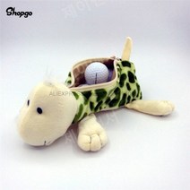 [크기 6-7 개] 사랑스러운 동물 작은 골프 공 가방 매달려 지퍼 스포츠 용품 마스코트 참신 귀여운 선물, sea turtle