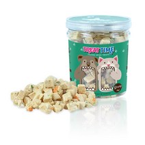 트릿타임 강아지 고양이 동결건조간식, 1개, 닭고기야채트릿, 60g