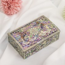 나빌레라 나전칠기 육각나비빈함 자개 보석함 돌반지 보관함 자개함