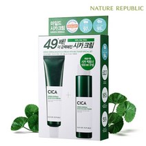 네이처리퍼블릭 그린더마 마일드 시카 크림 100ml+빅 토너 100ml