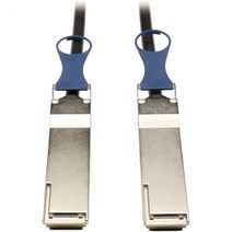 Tripp Lite QSFP+ to 40Gb 패시브 DAC 구리 인피니밴드 케이블 1M 3ft. N282 01M BK, 1-meter