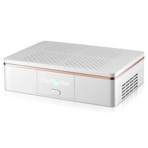 LAMJAD 자동차 USB 신선한 공기 이오니아 정수기 산소 바 오존 Ionizer 청소기 대 생성기, 01 WHITE