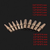 가죽펀칭기 가죽 펀치 구멍 절단 특수 도구 펀칭기용 두피 교체용 DIY 액세서리 10 개, [01] 10Pcs Mixes