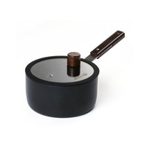 실버스타 티타늄코팅 IH 우드냄비 편수 18cm, 단일사이즈