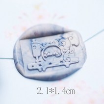 만년도장 크리에이티브 재봉틀 특수 모양의 왁스 인감 스탬프 백합 꽃 스풀 불 래커 머리 결혼식 인사말 카, 06 Typr-7