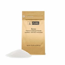 Pure Ingredients 퓨어 보락스 파우더 다목적 클리너 & 세탁 부스터 Borax Powder Multi Cleaning 907g, 1팩
