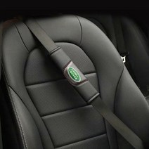 오토데코 랜드로버(LAND ROVER) 프리미엄 합성피혁 안전벨트커버 악세사리 안전벨트용품, 1set, 랜드로버 디지털 안전벨트커버:레드