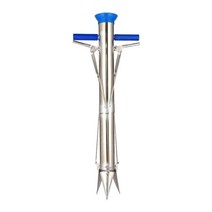 묘목 이식 고추 야채 심는 농업 도구 모종 이식기, 더블 핸들 페달 측정자