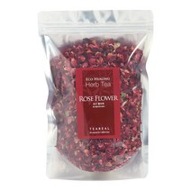 (5+1) 티리얼 대용량 허브차 로즈플라워 45g 꽃차 잎차 장미차 티