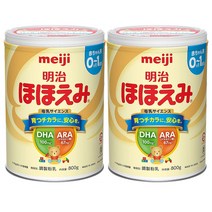 Meiji Hohoemi Baby Powdered Milk 메이지 호호에미 신생아 분유 (0-1세) 800g 2개