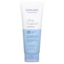 Missha Super Aqua Ultra Hyalron Foaming Cleanser 6.76 fl oz (200 ml)
