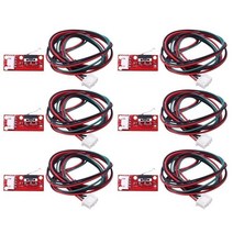 6Pcs 기계식 엔드 스톱 리미트 스위치 프레스 모듈 3D 프린터 용 Makerbot Prusa Mendel Reprap Cnc Arduino ga 2560 1280, 빨간