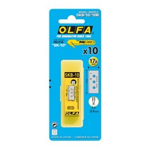 올파 OLFA 17.8mm SK-10용 안전 칼날 커터날 SKB-10/10B 10개입