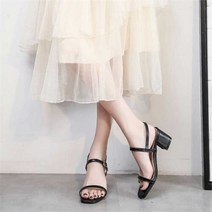 셀러허브 여성패션 [오노마] ONM 바캉스 여름 샌들 오피스룩 코디 스트랩끈 미들힐