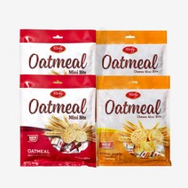 오트밀 미니바이트 250g 2봉+치즈맛 220g 2봉 (총 4봉), 4개