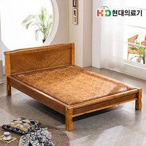 [현대의료기]황토채움 프리미엄 황토숯침대 퀸, 없음