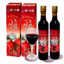 웰빙건강마을 100% 석류원액 500g x 2병, 2개, 2개