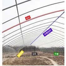 조립식 비닐하우스 자재 농업용 파이프 방목 구조 골격 농업 하우스, 폭6m~8m 길이 10m~30m