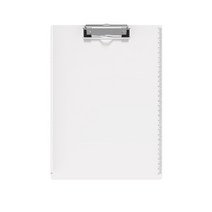 플랜파일 동성피피 A4플랜컬러클립보드투명클립보드 우드클립보드, 1개, 컬러클립보드백색