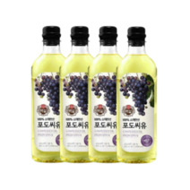 백설 포도씨유, 900ml, 4개
