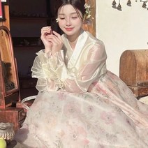 스타일 한복 원피스 가족 연예인 코트 드레스 데일리 공연 의상 15 일
